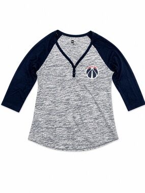 New Era Washington Wizards 3/4 Sleeve Raglan Shirt – Women’s Size Medium